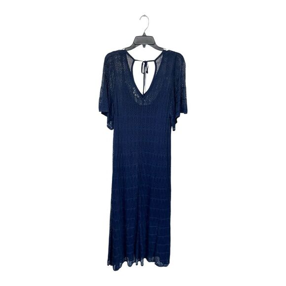 NWT Boden | Glorious British Style Navy Blue Pointelle Knitted Midi Dress 12 - Picture 5 of 13